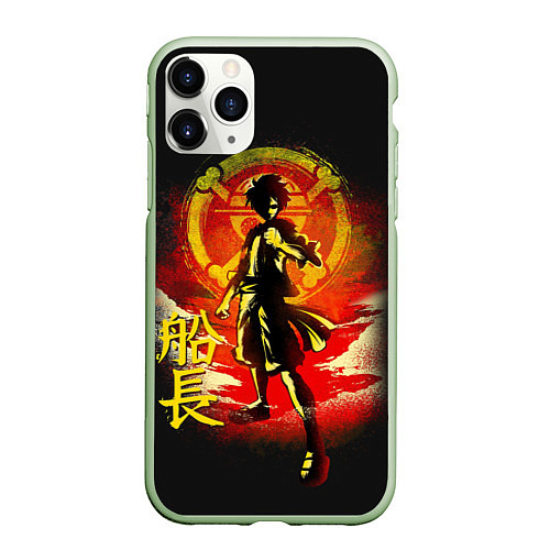 Чехол iPhone 11 Pro матовый One Piece / 3D-Салатовый – фото 1