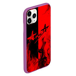 Чехол iPhone 11 Pro матовый АлисА, цвет: 3D-фиолетовый — фото 2