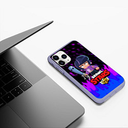 Чехол iPhone 11 Pro матовый BRAWL STARS BIBI, цвет: 3D-светло-сиреневый — фото 2