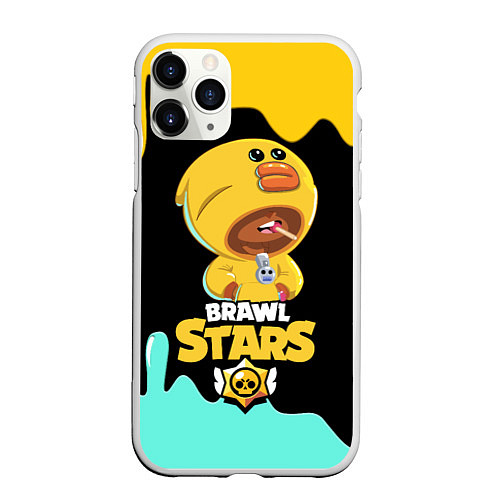 Чехол iPhone 11 Pro матовый BRAWL STARS SALLY LEON / 3D-Белый – фото 1