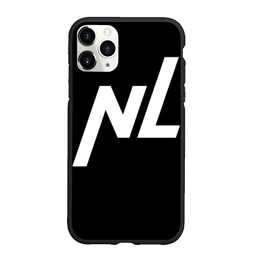 Чехол iPhone 11 Pro матовый NL logo / 3D-Черный – фото 1