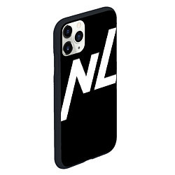 Чехол iPhone 11 Pro матовый NL logo, цвет: 3D-черный — фото 2