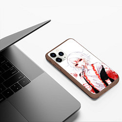 Чехол iPhone 11 Pro матовый Сузуя Джузо, цвет: 3D-коричневый — фото 2