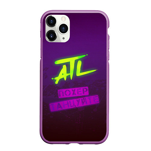 Чехол iPhone 11 Pro матовый ATL / 3D-Фиолетовый – фото 1