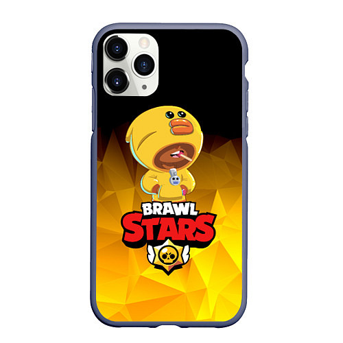 Чехол iPhone 11 Pro матовый BRAWL STARS SALLY LEON / 3D-Серый – фото 1