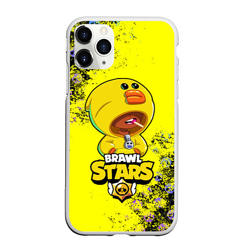 Чехол iPhone 11 Pro матовый Brawl Stars SALLY LEON / 3D-Белый – фото 1