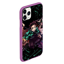 Чехол iPhone 11 Pro матовый KIMETSU NO YAIBA, цвет: 3D-фиолетовый — фото 2