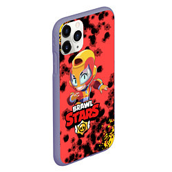 Чехол iPhone 11 Pro матовый BRAWL STARS MAX, цвет: 3D-серый — фото 2