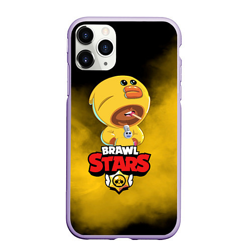 Чехол iPhone 11 Pro матовый BRAWL STARS SALLY LEON / 3D-Светло-сиреневый – фото 1