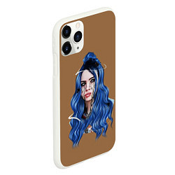 Чехол iPhone 11 Pro матовый BILLIE EILISH, цвет: 3D-белый — фото 2