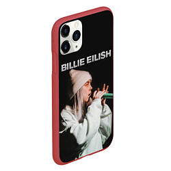 Чехол iPhone 11 Pro матовый BILLIE EILISH, цвет: 3D-красный — фото 2