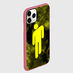 Чехол iPhone 11 Pro матовый BILLIE EILISH, цвет: 3D-малиновый — фото 2