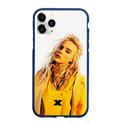 Чехол iPhone 11 Pro матовый BILLIE EILISH, цвет: 3D-тёмно-синий