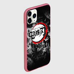 Чехол iPhone 11 Pro матовый KIMETSU NO YAIBA, цвет: 3D-малиновый — фото 2