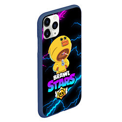 Чехол iPhone 11 Pro матовый BRAWL STARS SALLY LEON, цвет: 3D-тёмно-синий — фото 2