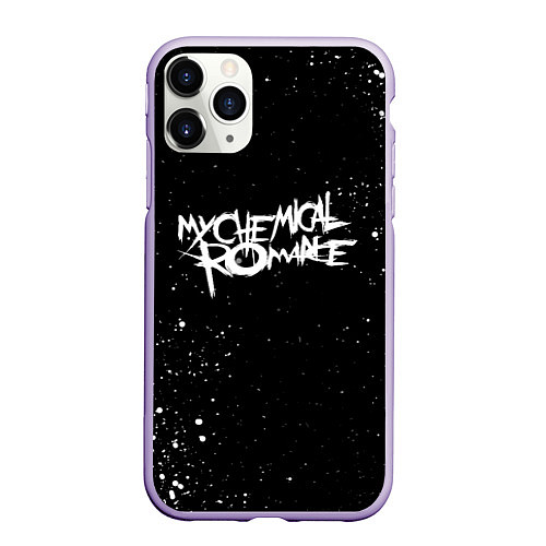 Чехол iPhone 11 Pro матовый My Chemical Romance / 3D-Светло-сиреневый – фото 1