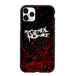 Чехол iPhone 11 Pro матовый My Chemical Romance, цвет: 3D-черный