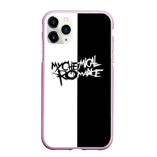 Чехол iPhone 11 Pro матовый My Chemical Romance / 3D-Розовый – фото 1