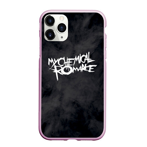 Чехол iPhone 11 Pro матовый My Chemical Romance / 3D-Розовый – фото 1