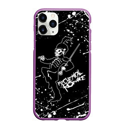 Чехол iPhone 11 Pro матовый My Chemical Romance, цвет: 3D-фиолетовый