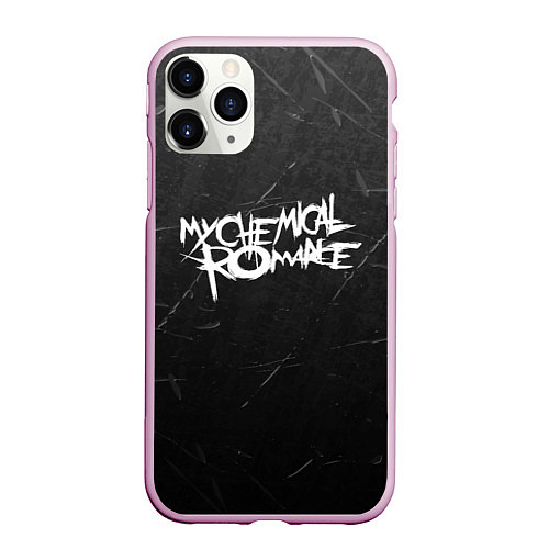 Чехол iPhone 11 Pro матовый My Chemical Romance / 3D-Розовый – фото 1