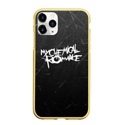 Чехол iPhone 11 Pro матовый My Chemical Romance, цвет: 3D-желтый