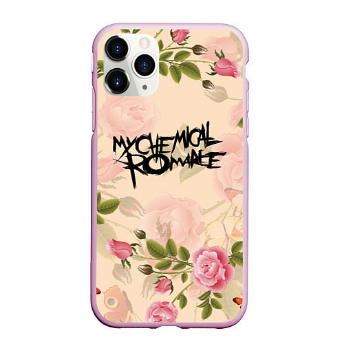 Чехол iPhone 11 Pro матовый My Chemical Romance / 3D-Розовый – фото 1