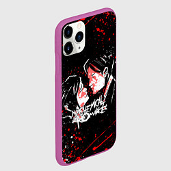 Чехол iPhone 11 Pro матовый My Chemical Romance, цвет: 3D-фиолетовый — фото 2