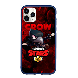 Чехол iPhone 11 Pro матовый BRAWL STARS CROW