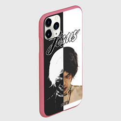 Чехол iPhone 11 Pro матовый Dzhizus, цвет: 3D-малиновый — фото 2