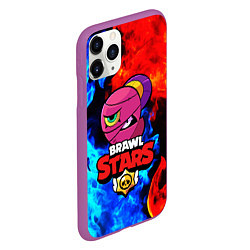 Чехол iPhone 11 Pro матовый BRAWL STARS TARA, цвет: 3D-фиолетовый — фото 2