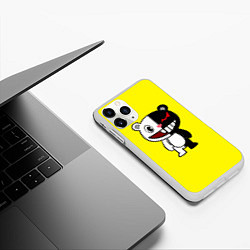 Чехол iPhone 11 Pro матовый Monokuma, цвет: 3D-белый — фото 2