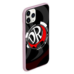 Чехол iPhone 11 Pro матовый MONOKUMA DANGANRONPA, цвет: 3D-розовый — фото 2