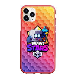 Чехол iPhone 11 Pro матовый BRAWL STARS 8-BIT