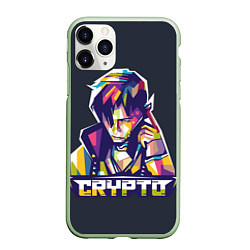 Чехол iPhone 11 Pro матовый Apex Legends Crypto