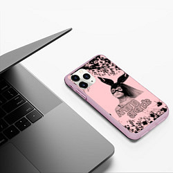 Чехол iPhone 11 Pro матовый ARIANA GRANDE, цвет: 3D-розовый — фото 2