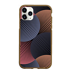 Чехол iPhone 11 Pro матовый Абстрактный узор