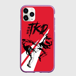 Чехол iPhone 11 Pro матовый Taekwondo