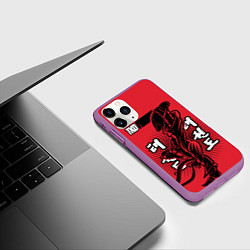 Чехол iPhone 11 Pro матовый TKD, цвет: 3D-фиолетовый — фото 2