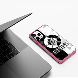 Чехол iPhone 11 Pro матовый PORTAL, цвет: 3D-малиновый — фото 2