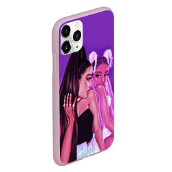 Чехол iPhone 11 Pro матовый Ariana Grande Ариана Гранде, цвет: 3D-розовый — фото 2