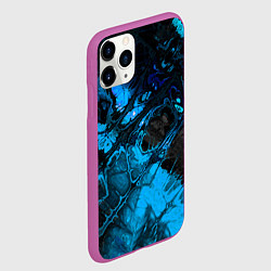 Чехол iPhone 11 Pro матовый Nu abstracts art, цвет: 3D-фиолетовый — фото 2