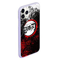 Чехол iPhone 11 Pro матовый KIMETSU NO YAIBA, цвет: 3D-светло-сиреневый — фото 2