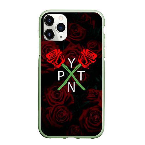 Чехол iPhone 11 Pro матовый Payton Moormeie / 3D-Салатовый – фото 1