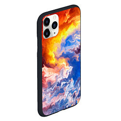 Чехол iPhone 11 Pro матовый Краски, цвет: 3D-черный — фото 2
