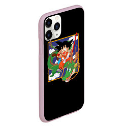 Чехол iPhone 11 Pro матовый Dragon Ball, цвет: 3D-розовый — фото 2