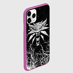 Чехол iPhone 11 Pro матовый ВЕДЬМАК, цвет: 3D-фиолетовый — фото 2