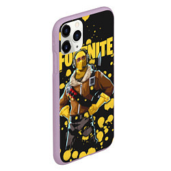 Чехол iPhone 11 Pro матовый Fortnite, цвет: 3D-сиреневый — фото 2