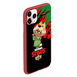 Чехол iPhone 11 Pro матовый BRAWL STARS NITA, цвет: 3D-красный — фото 2