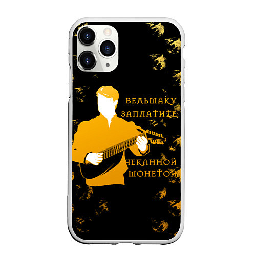 Чехол iPhone 11 Pro матовый Ведьмак Сериал / 3D-Белый – фото 1
